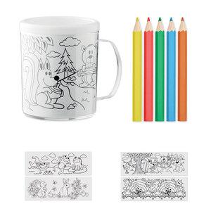 GiftRetail MO6584 - PAINTY Colouring mug 280 ml