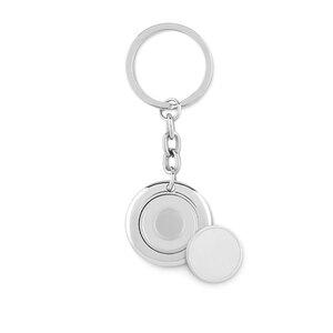 GiftRetail MO9289 - FLAT RING Key ring with token