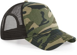 Beechfield B694 - Camo Snapback Trucker Cap