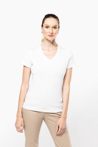 Kariban Premium PK305 - Ladies V-neck short-sleeved Supima® t-shirt