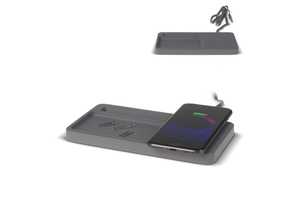 TopPoint LT95045 - Limestone Desk organizer with wireless charger 5W