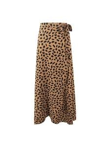 Needen or61368bC - Printed long wrap skirt