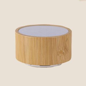 EgotierPro 50687 - Bamboo Bluetooth Speaker, USB Rechargeable, 3W MAINE