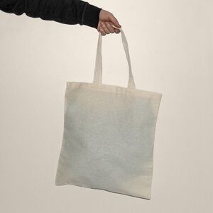 EgotierPro 53015 - European Cotton-Synthetic Bag with Long Handles HELSINKI